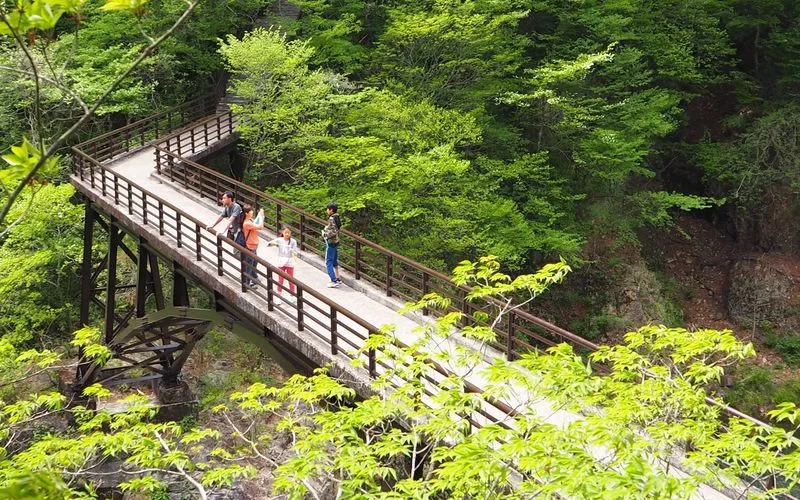 龍王峡ハイキング